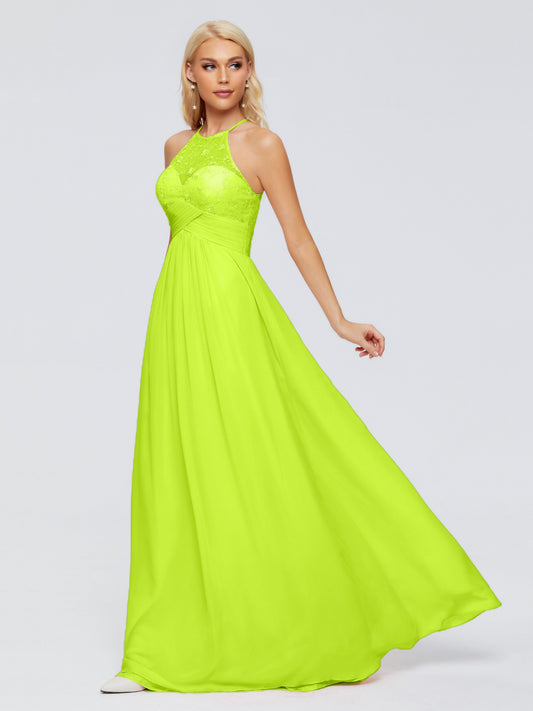lime green dress